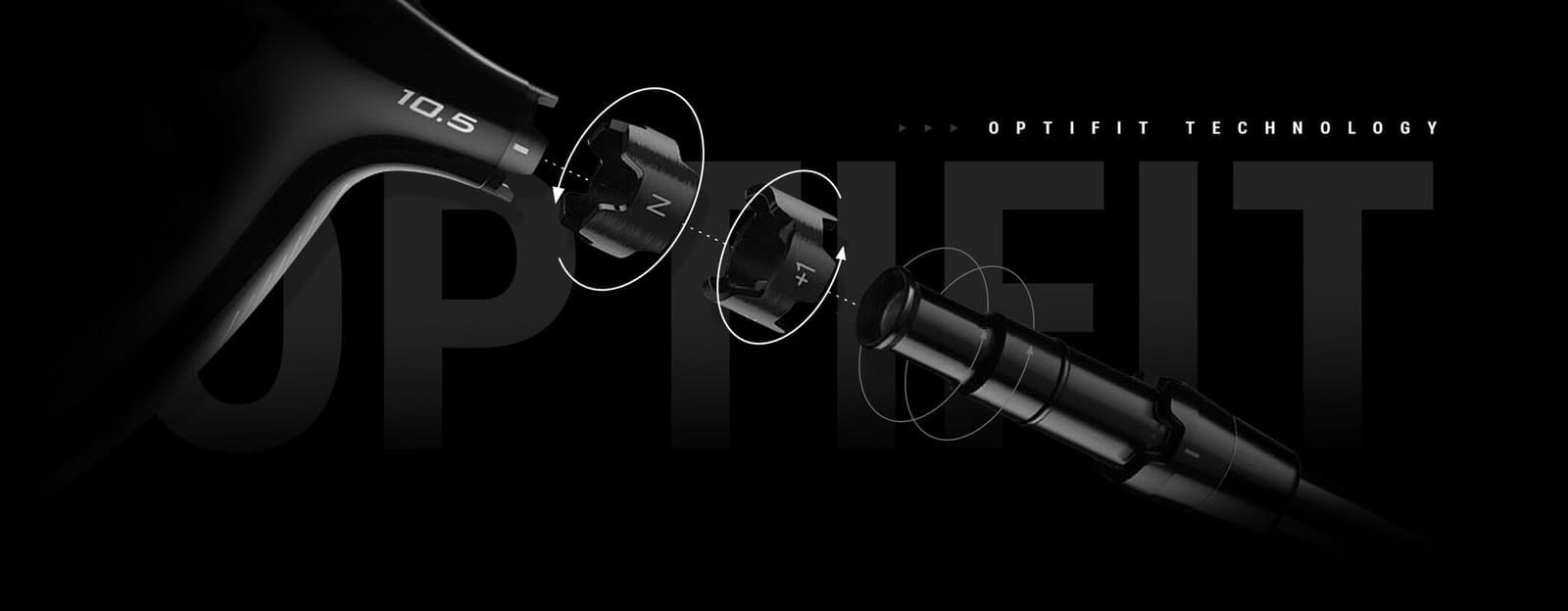 Callaway's official OptiFit hosel diagram showing the loft ring rotated to a setting mark.