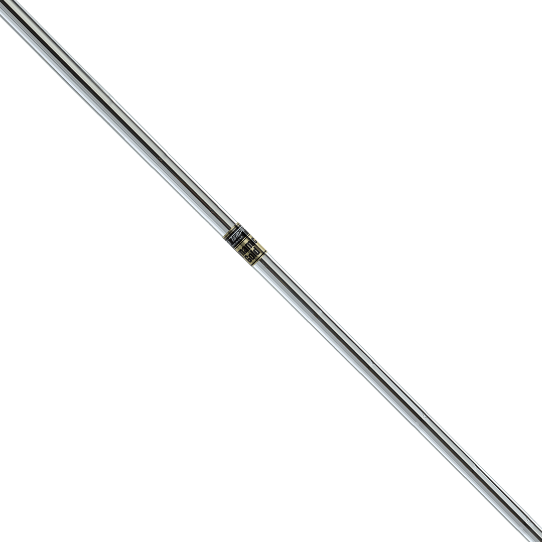 A True Temper Dynamic Gold steel iron shaft photographed diagonally against a white background.